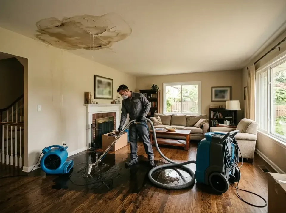 attic-pipe-burst-ceiling-drip-008 — frequently asked questions, Water Damage Restoration & Carpet Care in Winfield, IL